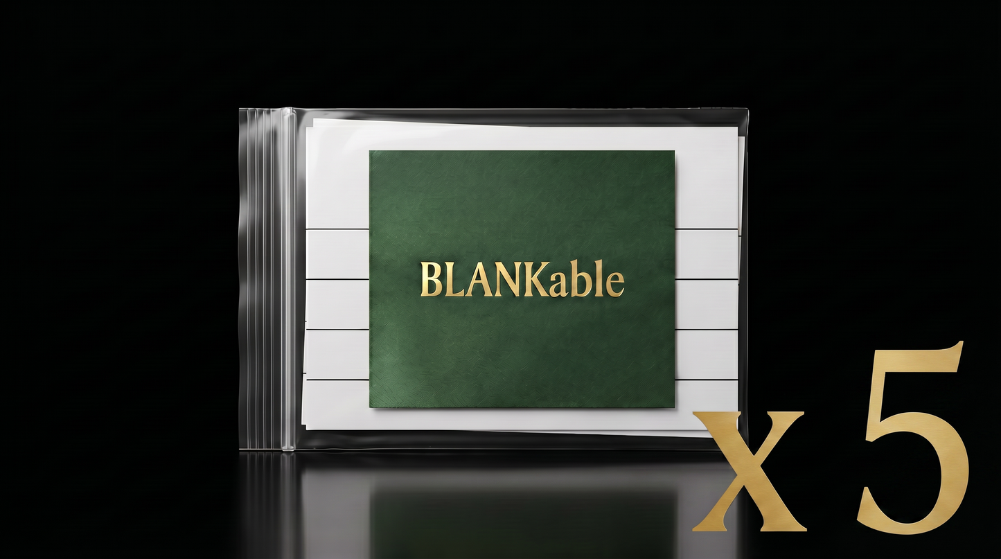 BLANKable inserts