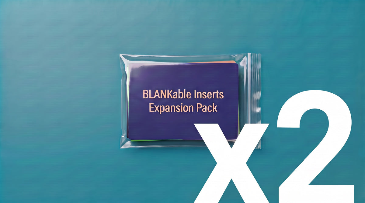 Blank Bankable inserts